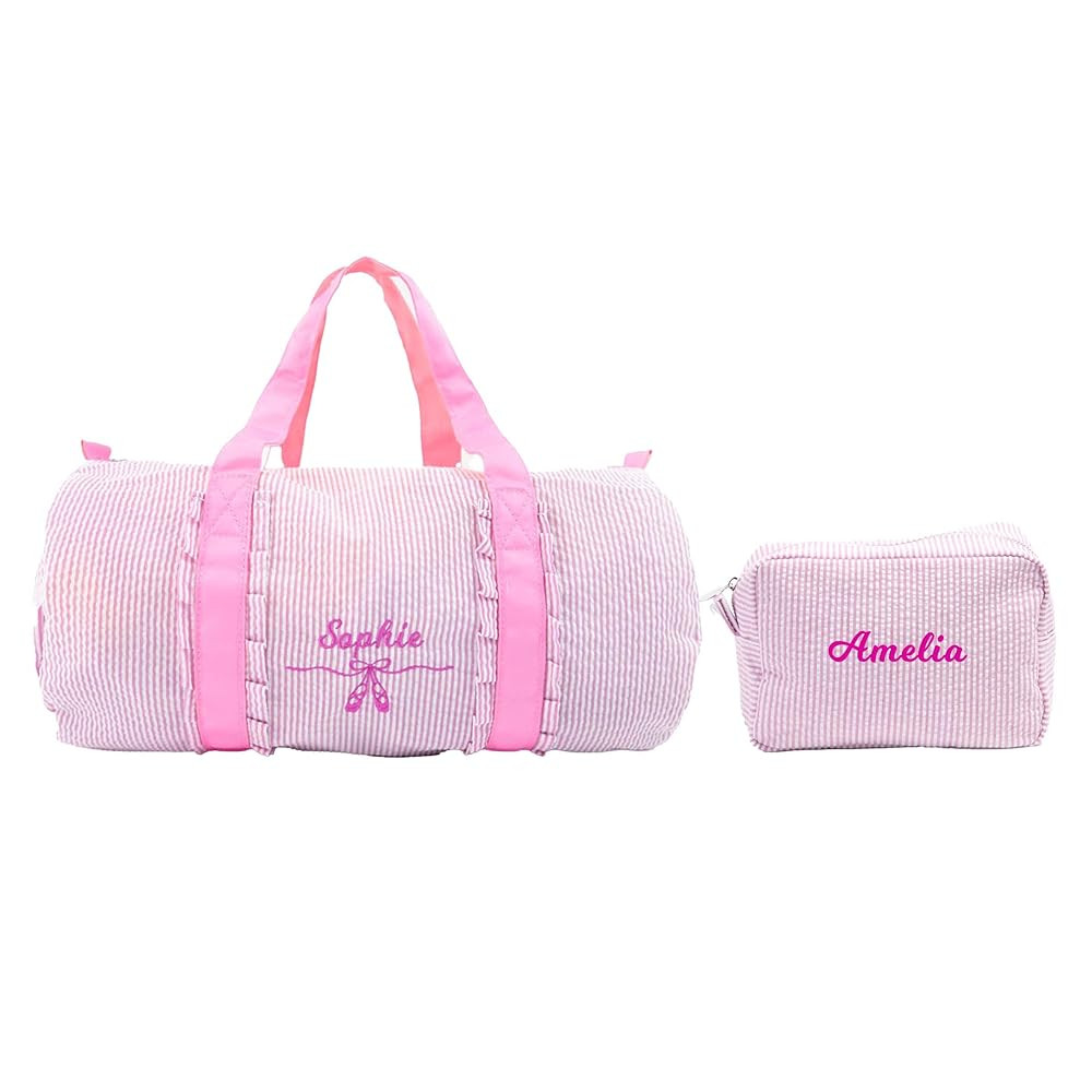 MT WORLD Girls Dance Bags Personalized Travel Bag & Cosmetic Bag,Small Bag and Travel Bags Set,Co... | Amazon (US)
