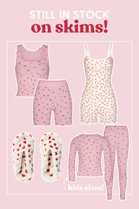 Skims still in stock from the Valentine’s day collection! 

#skims #valentinesday #pajamas #kids 

#LTKfamily #LTKSeasonal #LTKkids