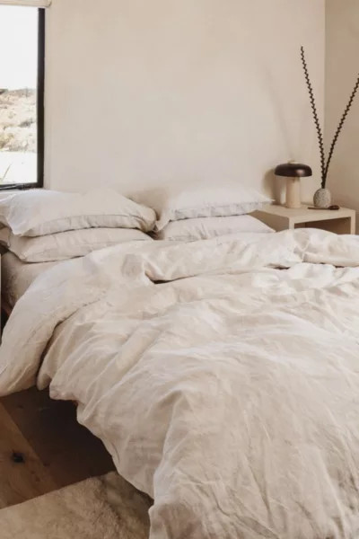 Bed Threads French Flax Linen Bedding Set in Oatmeal at Urban Outfitters | Urban Outfitters (US and RoW)