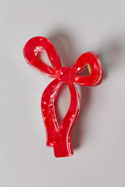 Resin Draped Bow Claw Clip | Urban Outfitters (US and RoW)