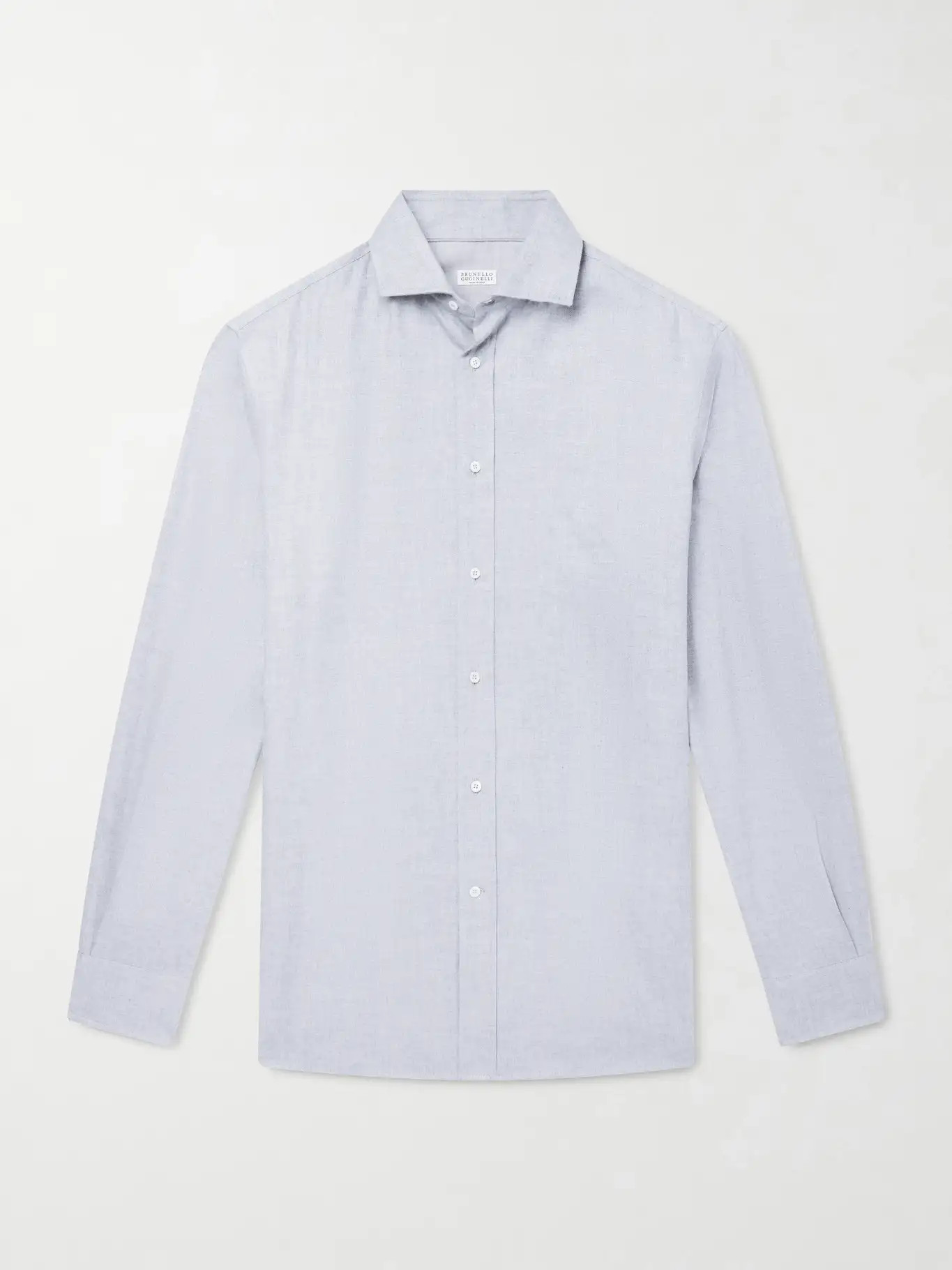 Herringbone Cotton and Lyocell-Blend Shirt | Mr Porter (US & CA)