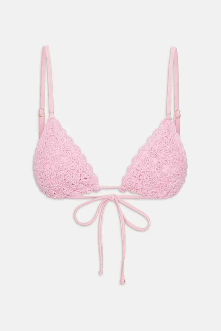 Elena Micro Crochet Bikini Top - Havana Crochet | Frankies Bikinis