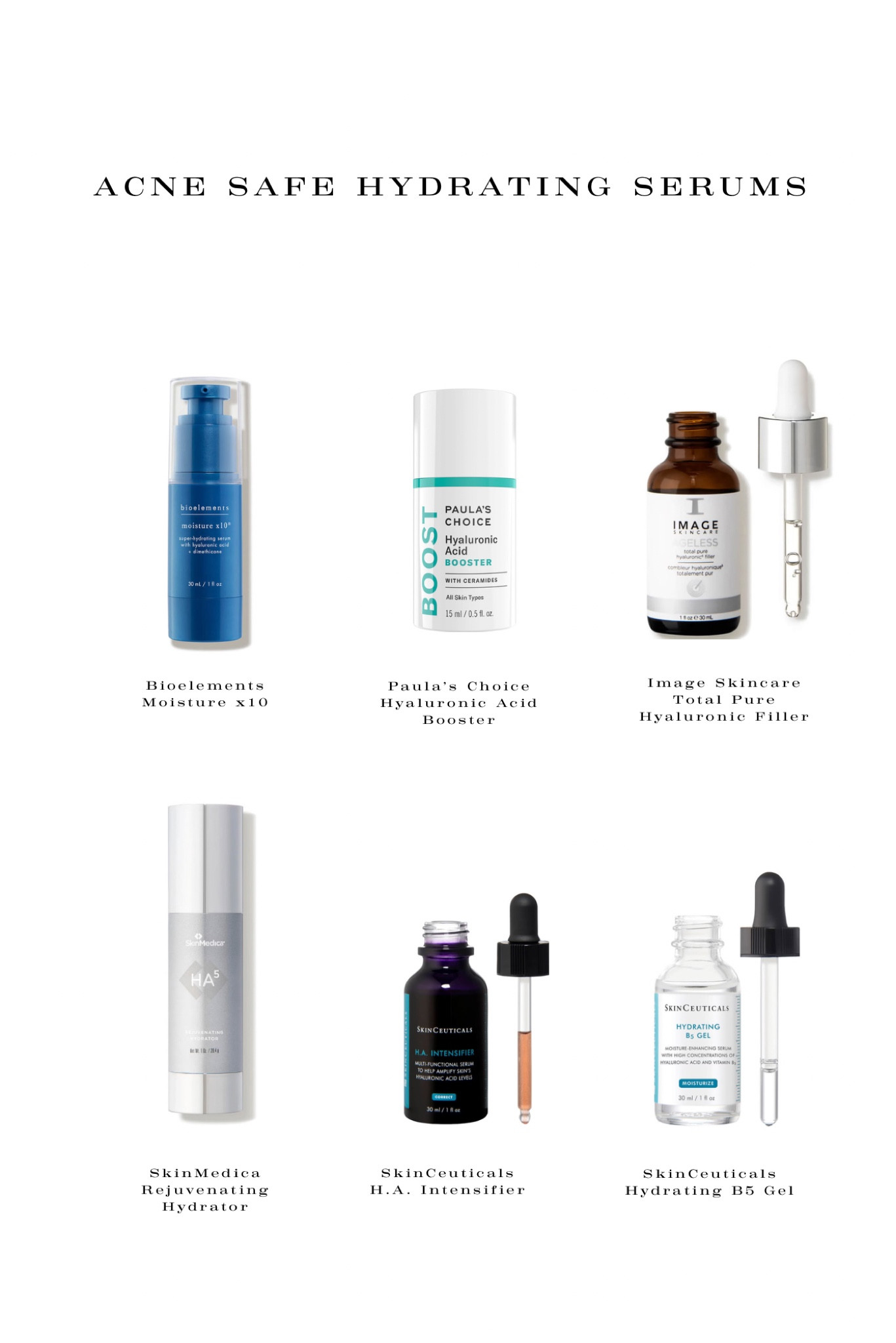 Acne Safe Hydrating Serums 💧

#LTKBeauty #LTKOver40 #LTKFindsUnder100