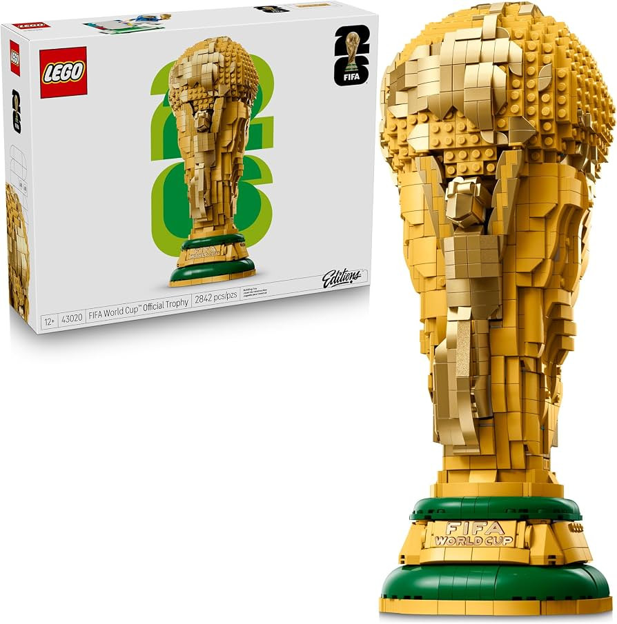 LEGO Editions FIFA World Cup Official Trophy Building Set - Kit for Display in Bedroom, Home Offi... | Amazon (US)