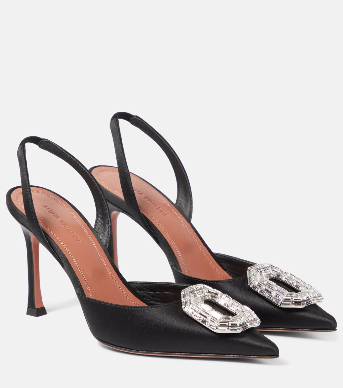 Camelia 90 satin slingback pumps | Mytheresa (US/CA)