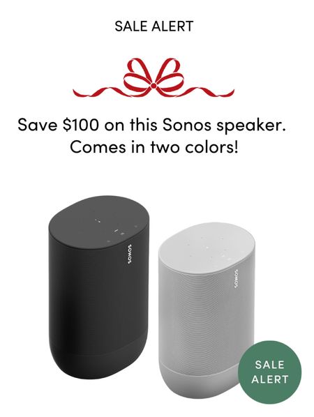 Sonos speakers on sale now!

#LTKGiftGuide #LTKCyberWeek #LTKfamily