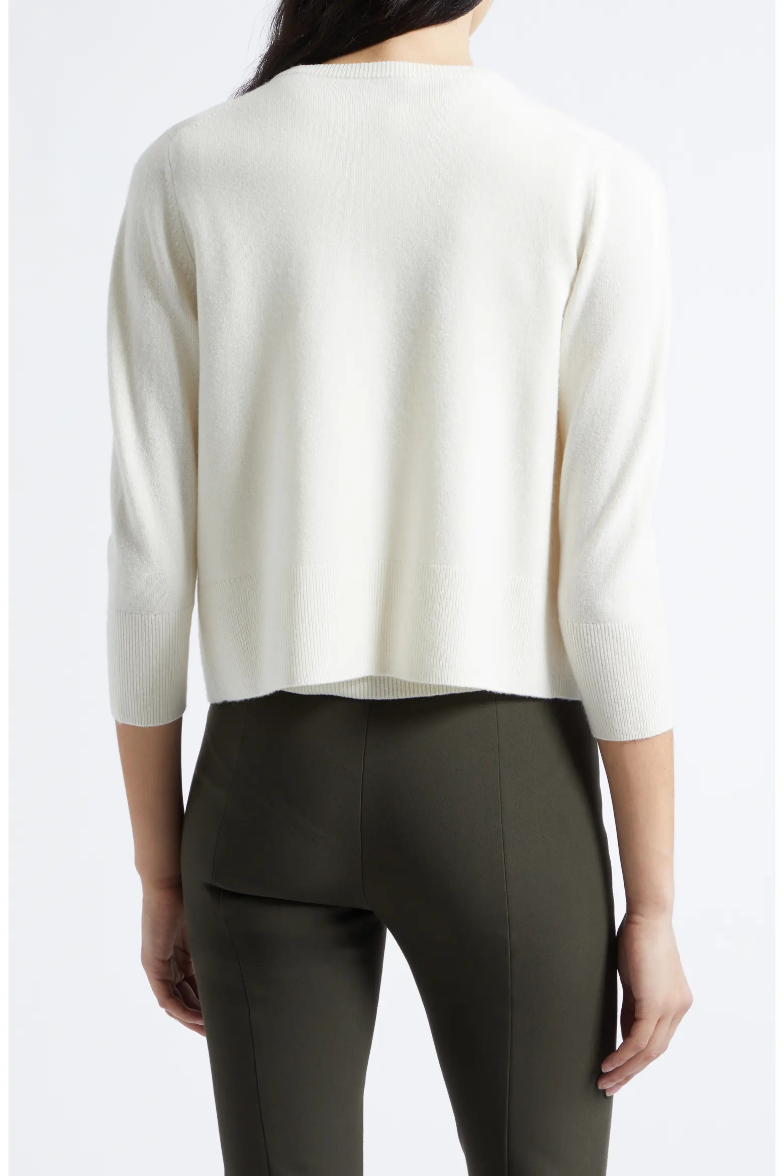 Wool Blend Crewneck Cardigan (Women) | Nordstrom | Nordstrom