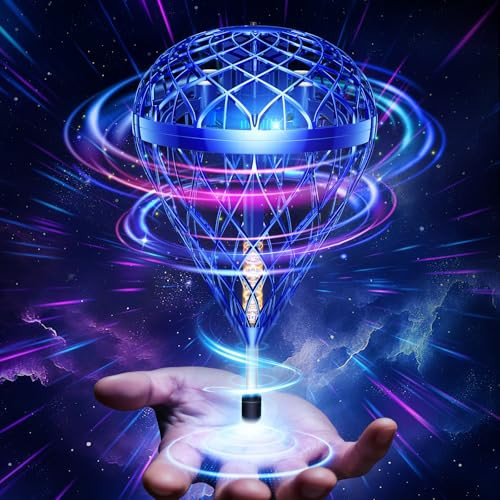 Flystars Flying Bouncing Toys, Next-Gen Pro 2025 Cosmic Globe Flying Orb Ball Motion-Control Hover Spinner with 3D Flips, Cool Interactive Gift Toy for Kids 6+ Boys Girls Teens(Blue-S) | Amazon (US)