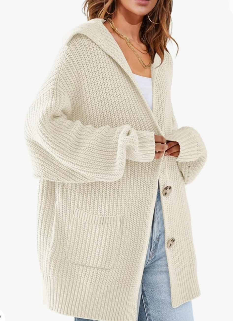 Big slouchy knit cardigan for any season! 

#LTKtravel #LTKstyletip #LTKfindsunder50