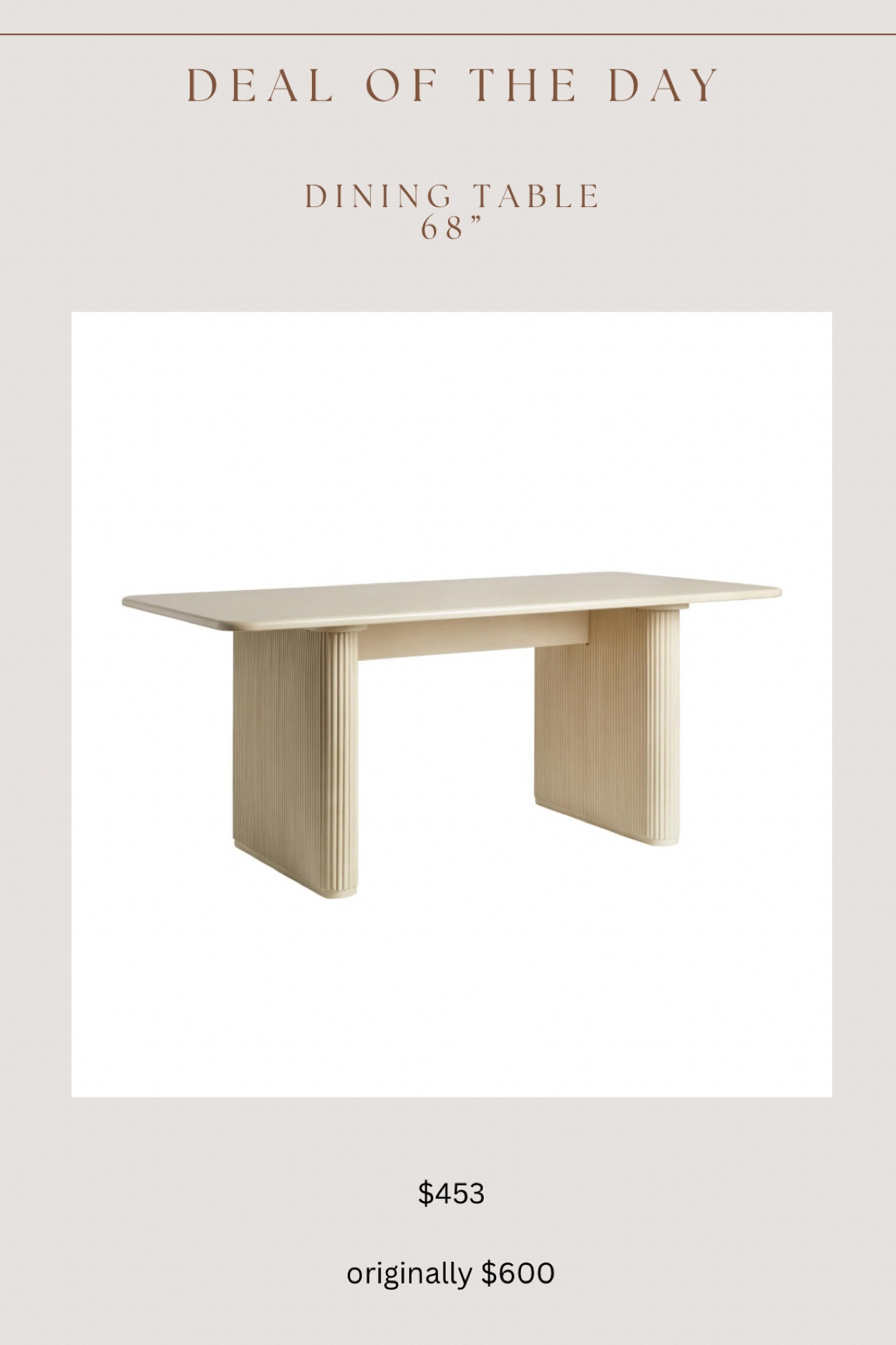 Gorgeous fluted base dining table on sale! 😍

#LTKSaleAlert #LTKStyleTip #LTKHome