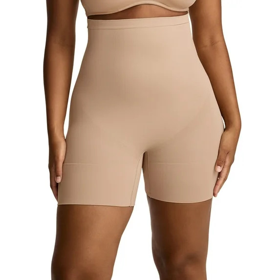 Jockey Women's Skimmies Seamfree Core Body Smoothing High-Waist Mid-Thigh Short | Walmart (US)