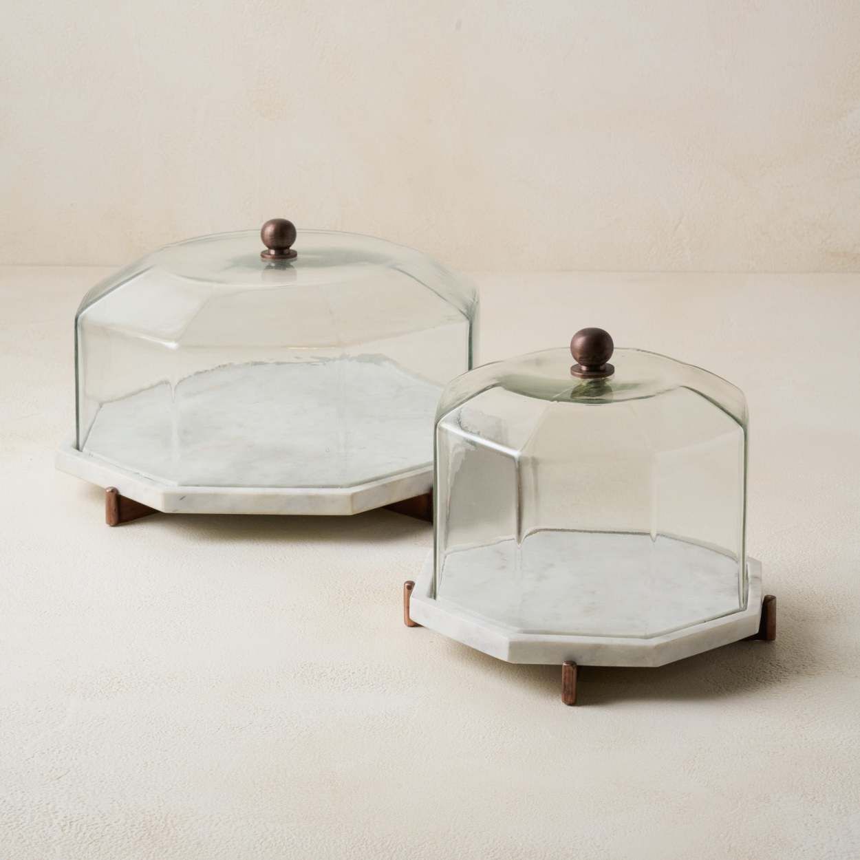 Marble and Copper Cake Stand | Magnolia