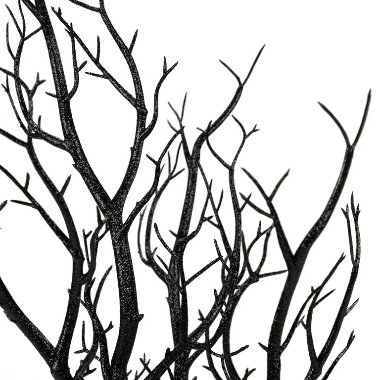 Halloween Black Ghostly Tree Decoration, by Way To Celebrate | Walmart (US)