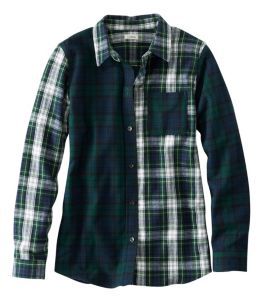 Scotch Plaid Flannel Shirt, Relaxed Colorblock | L.L. Bean