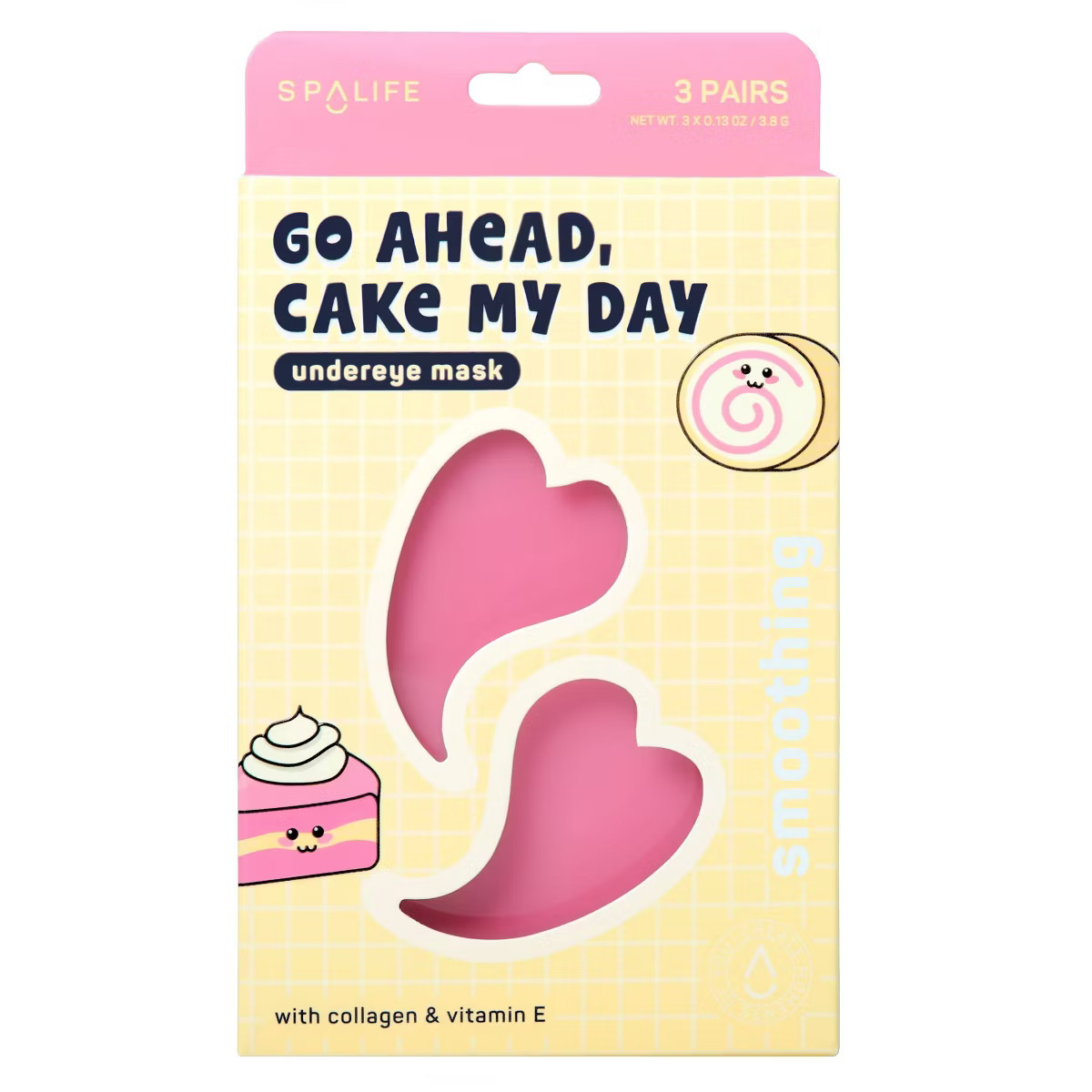 SpaLife Undereye Mask Go Ahead Cake My Day - 3ct | Target