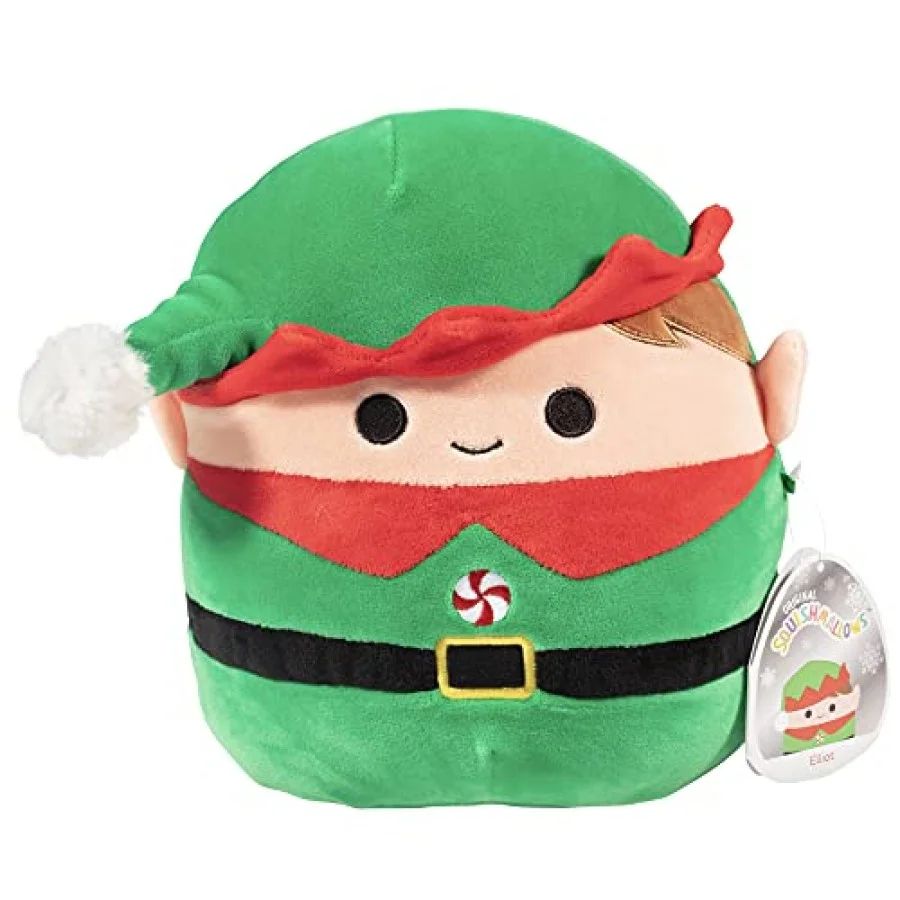 Squishmallow 8" Elliot The Christmas Elf - Official Kellytoy Holiday Plush - Soft and Squishy Stu... | Walmart (US)