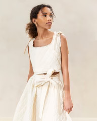 Cece Natural Quilted Top | Loeffler Randall