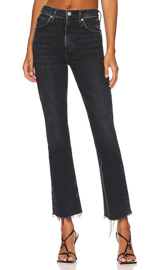 Isola Cropped Boot in Stormy | Revolve Clothing (Global)