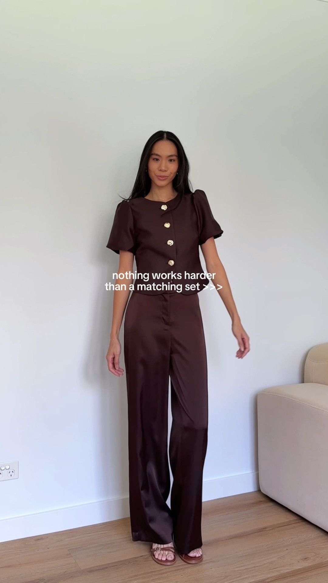 a matching set is so easy to throw on & always looks so chic! this chocolate brown one is perfect for autumn / winter 🤎

exact top: https://go.shopmy.us/p-56300291

#LTKautumn #LTKaustralia #LTKstyletip