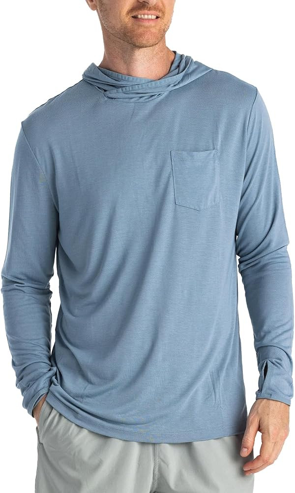 Free Fly Men's Lightweight Hoodie - UPF 20+ Sun Protection Moisture Wicking, Breathable Bamboo Vi... | Amazon (US)