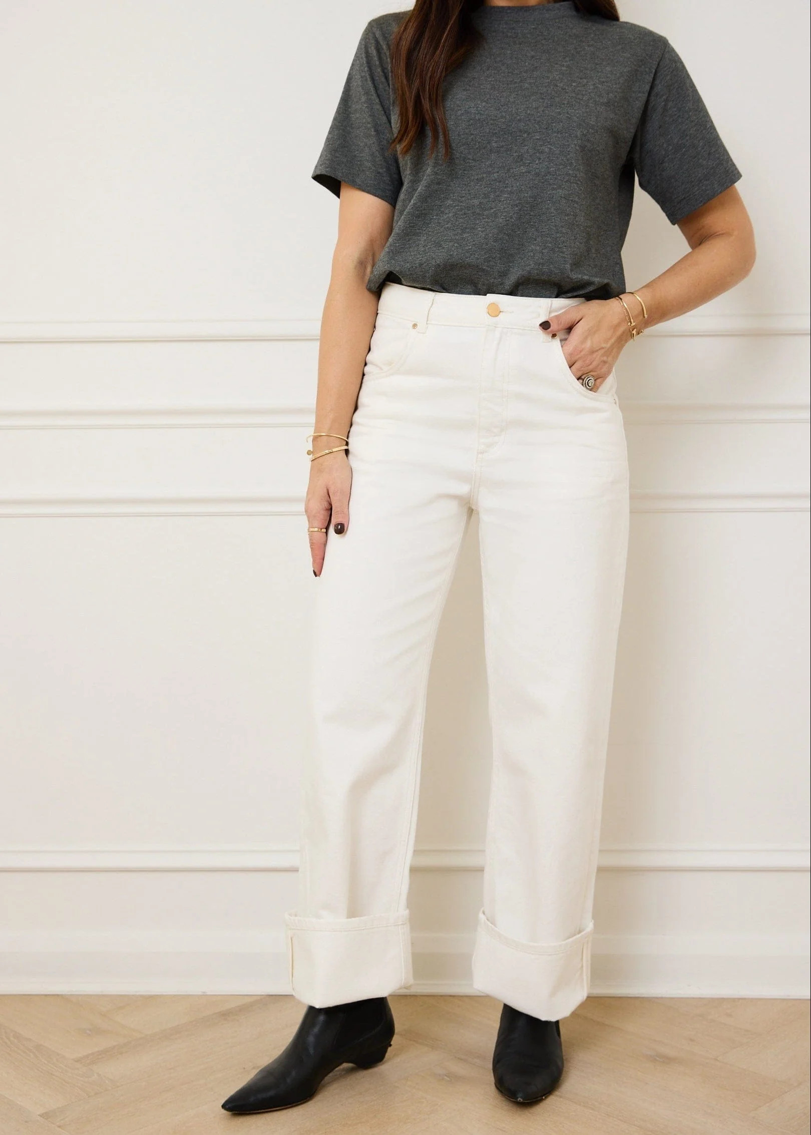 THE BRODY JEAN - ECRU | WAT The Brand