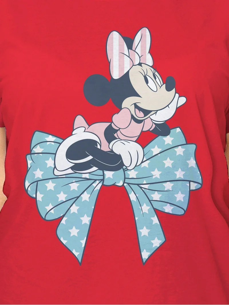 Minnie Mouse, Short Sleeve Graphic T-Shirt, Women's | Walmart (US)