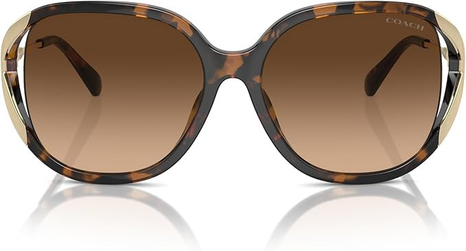 COACH Women's Hc8396u Universal Fit Square Sunglasses | Amazon (US)
