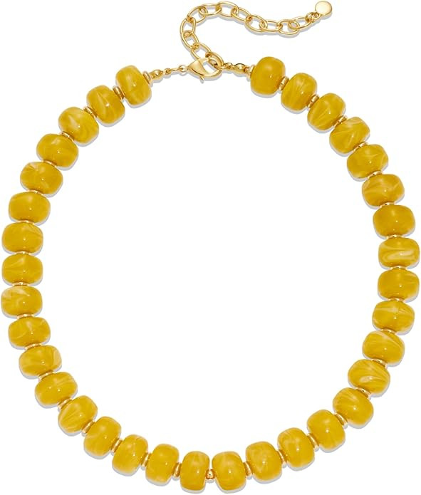 LILIE&WHITE Easter Basket Stuffers Gift For Women Resin Chunky Beaded Necklace for Women Minimali... | Amazon (US)