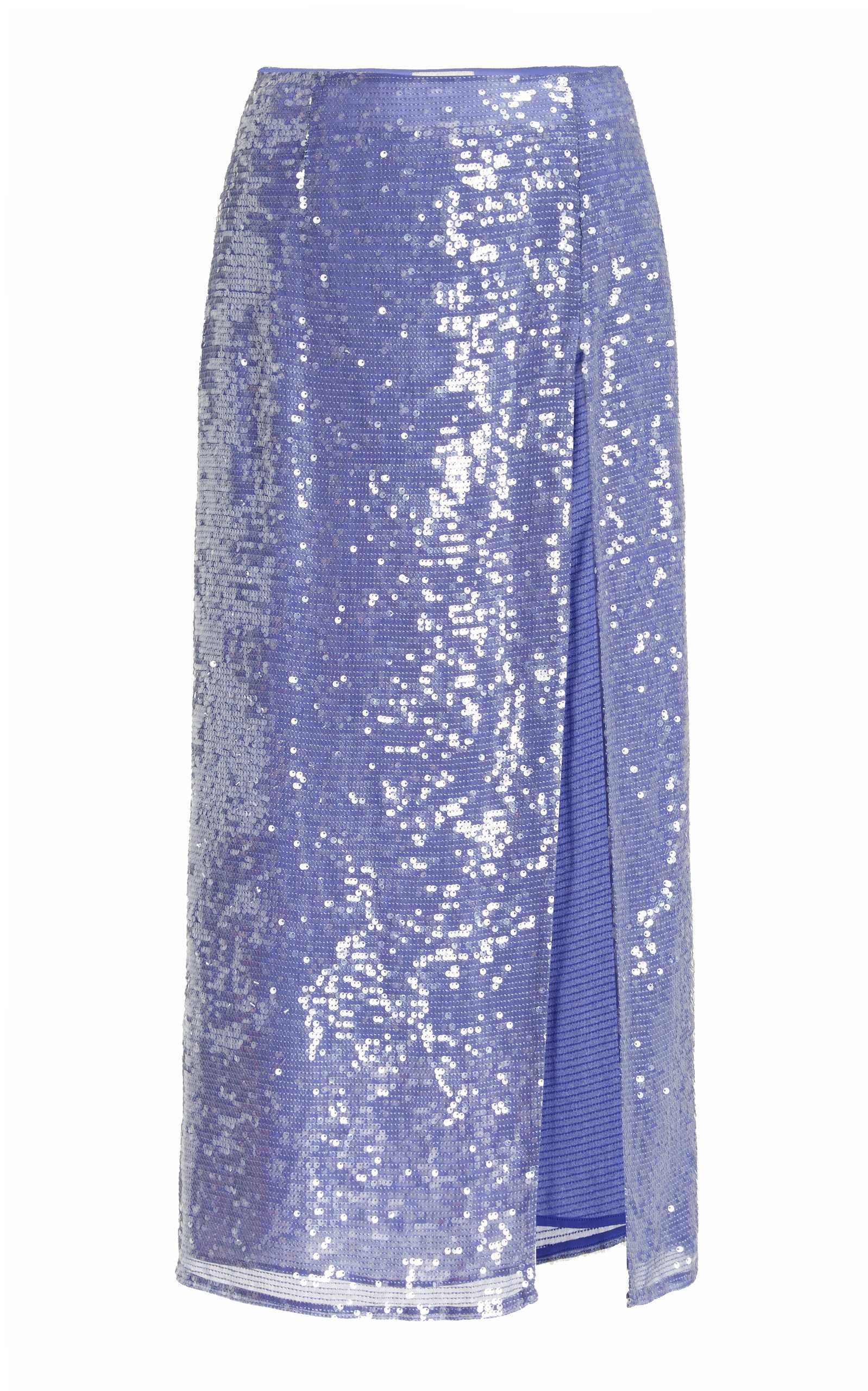 High-Waisted Sequin Midi Skirt | Moda Operandi (Global)