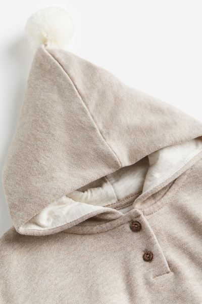 2-piece Hoodie and Leggings set - Beige melange - Kids | H&M US | H&M (US + CA)
