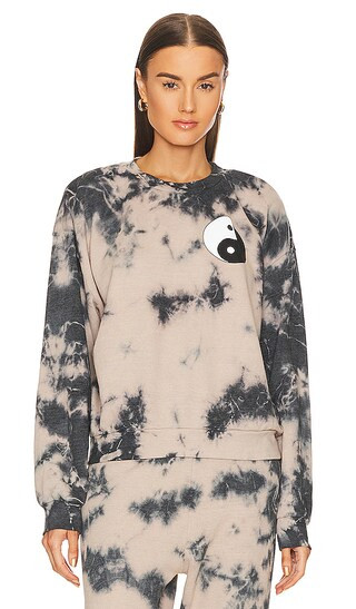 Hand Dyed Yin Yang Crew in Tie Dye Dusty | Revolve Clothing (Global)