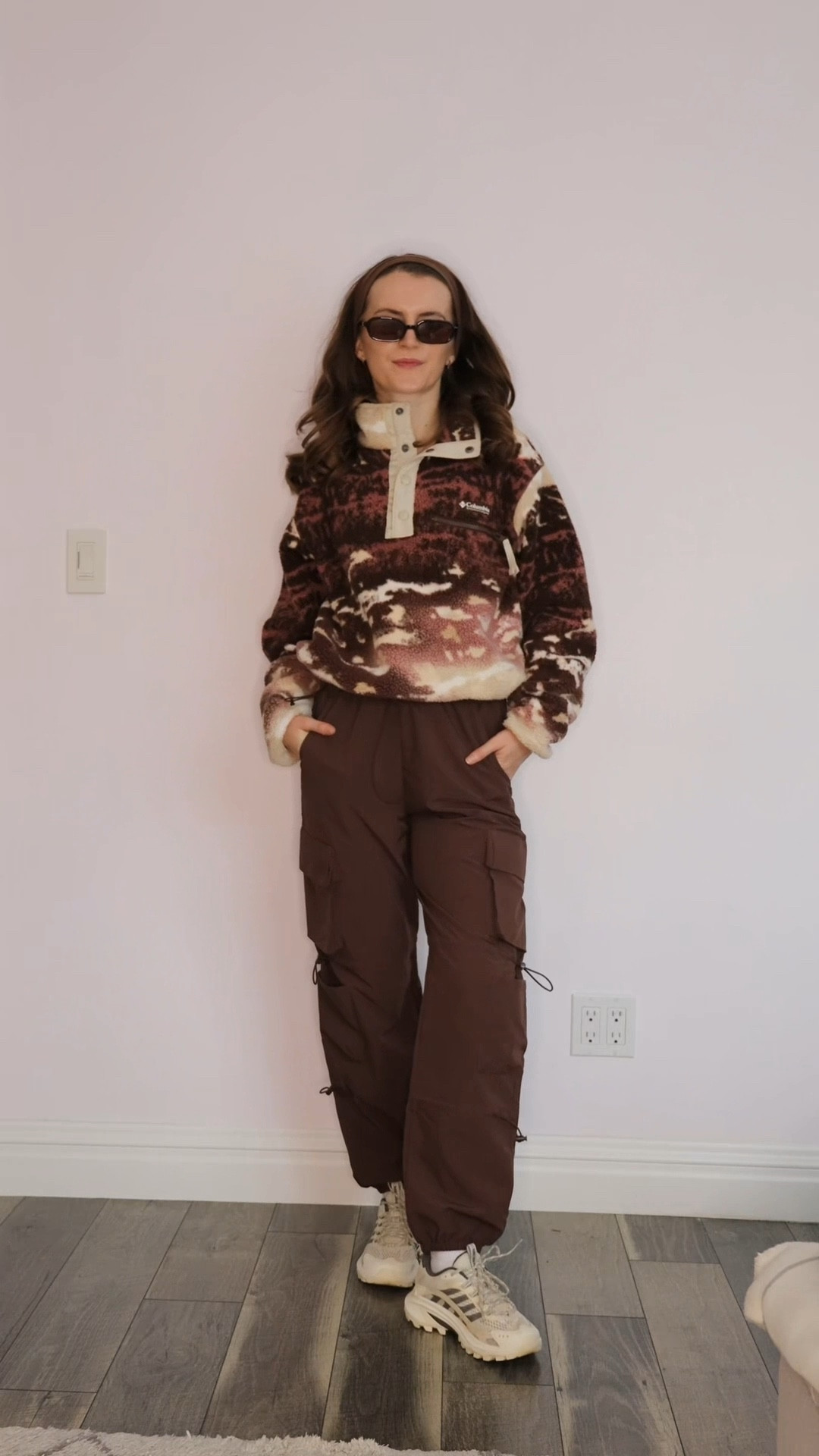 Gorpcore vibes winter hiking outfit 🥾

Cozy, comfy, and trail ready - my favorite fall hiking outfit: cropped fleece pullover, parachute hiking pants, merrell Moab speed 2 hiking shoes, wool socks, hair band, and a lightweight backpack. 

Perfect for weekend hikes, national park adventures, or just exploring outdoors in style. Love how it blends athleisure and functional fashion for a look that’s both practical and on trend. 
.
.
.
.

Gorpcore outfit | hiking outfits | hiking shoes | hiking pants | parachute pants| trail outfit | trail shoes | fall outfits | athletic outfits | 
#LTKdayinmylife #LTKgrwm #LTKootd #LTKfitnessgoals #LTKSeasonal #LTKActive #LTKU #LTKSaleAlert #LTKTravel #LTKFindsUnder50 #LTKFindsUnder100 