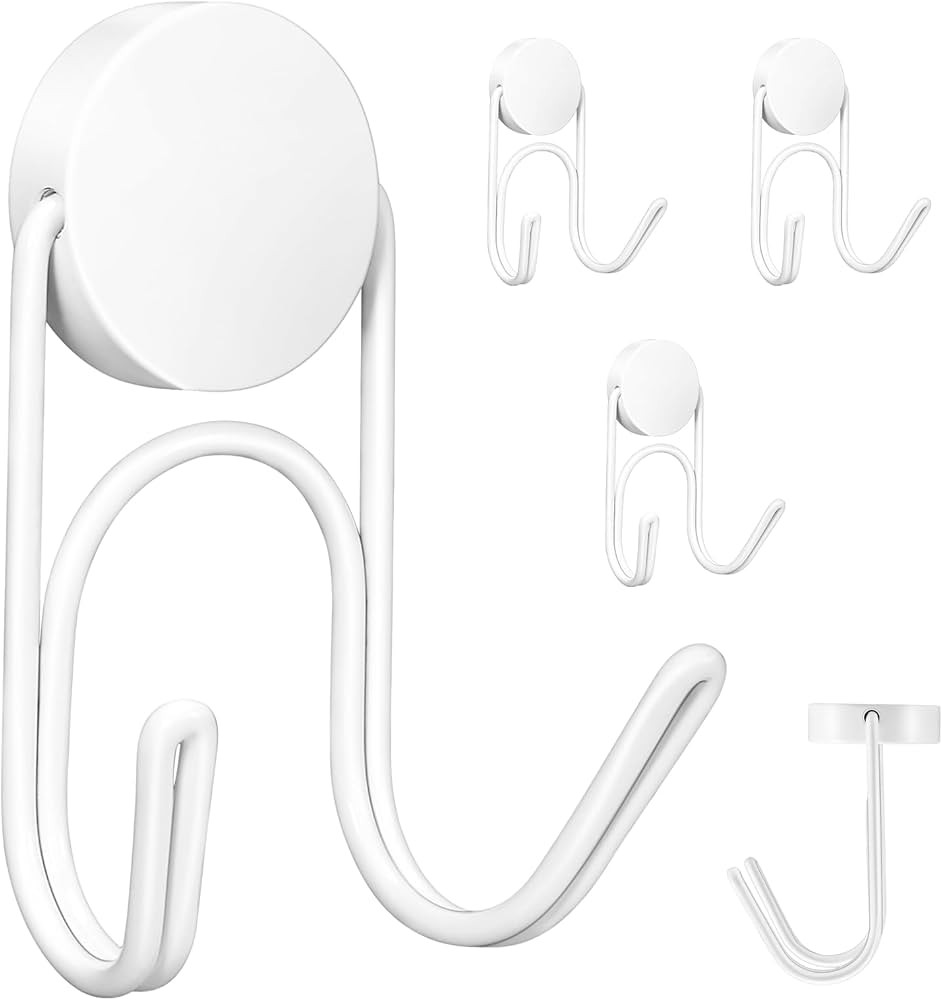 Magnetic Hooks,Heavy Duty 304 Stainless Steel Magnet Hooks for Cruise Refrigerator Grill,Strong M... | Amazon (US)