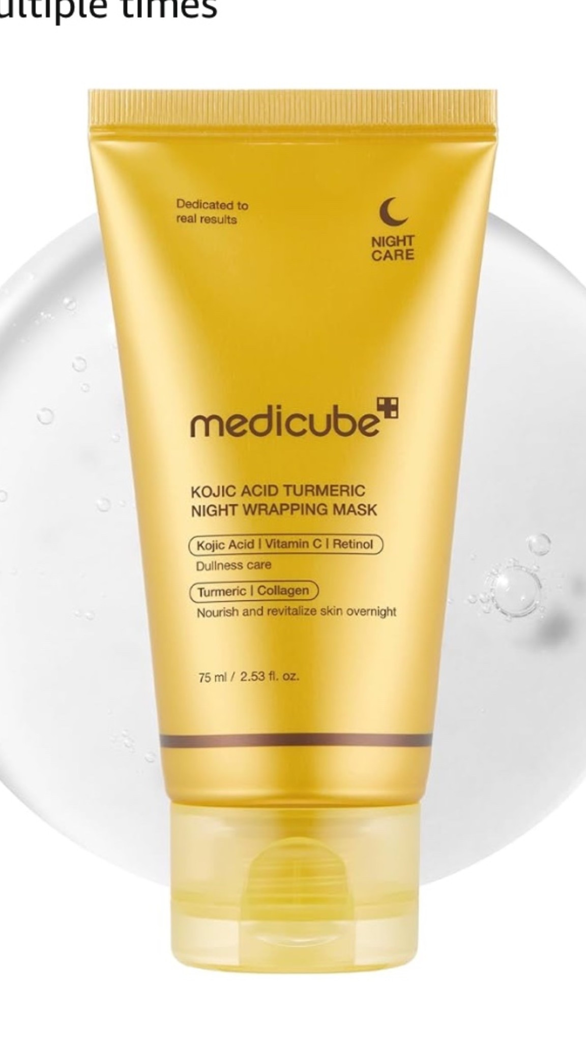 Medicube Overnight Turmeric Mask