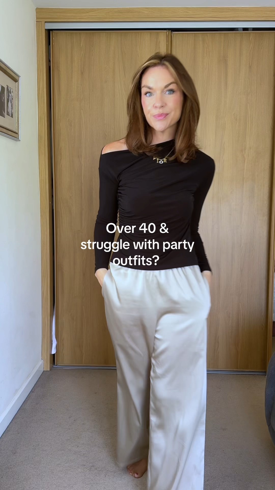 Party outfit with satin trousers. 

#LTKpartywear #LTKuk
