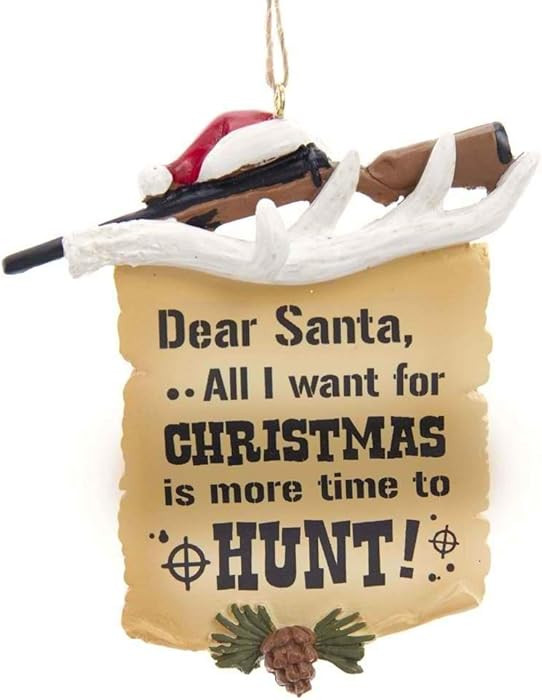 Hunting Letter To Santa Ornament | Amazon (US)
