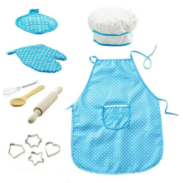 TINYSOME 2-6 Year Old Girls Chef Outfit Set, Apron Cooking Set, Toddler Apron for Kids | Walmart (US)