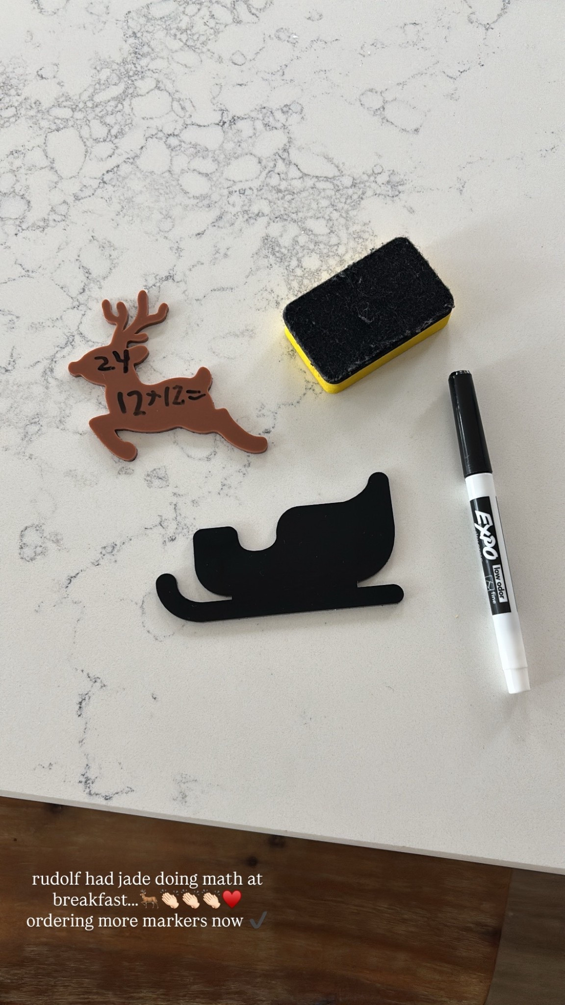 X M A S / rudolf had jade doing math at breakfast…..🦌👏🏻♥️ ordering more (white) markers now ✔️

“homeiswheremynicheis” for 10% off dry erase set

Advent Calendar | Amazon Canada | Etsy

#LTKcanada #LTKholiday #LTKfamily