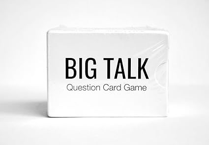 BIG TALK Question Card Game: Skip Small Talk, Make Meaningful Connections - Unique Conversation S... | Amazon (US)