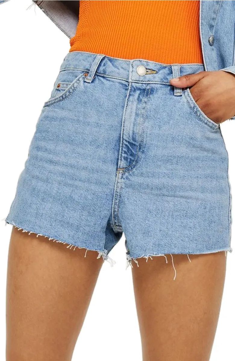 Topshop Denim Mom Shorts | Nordstrom