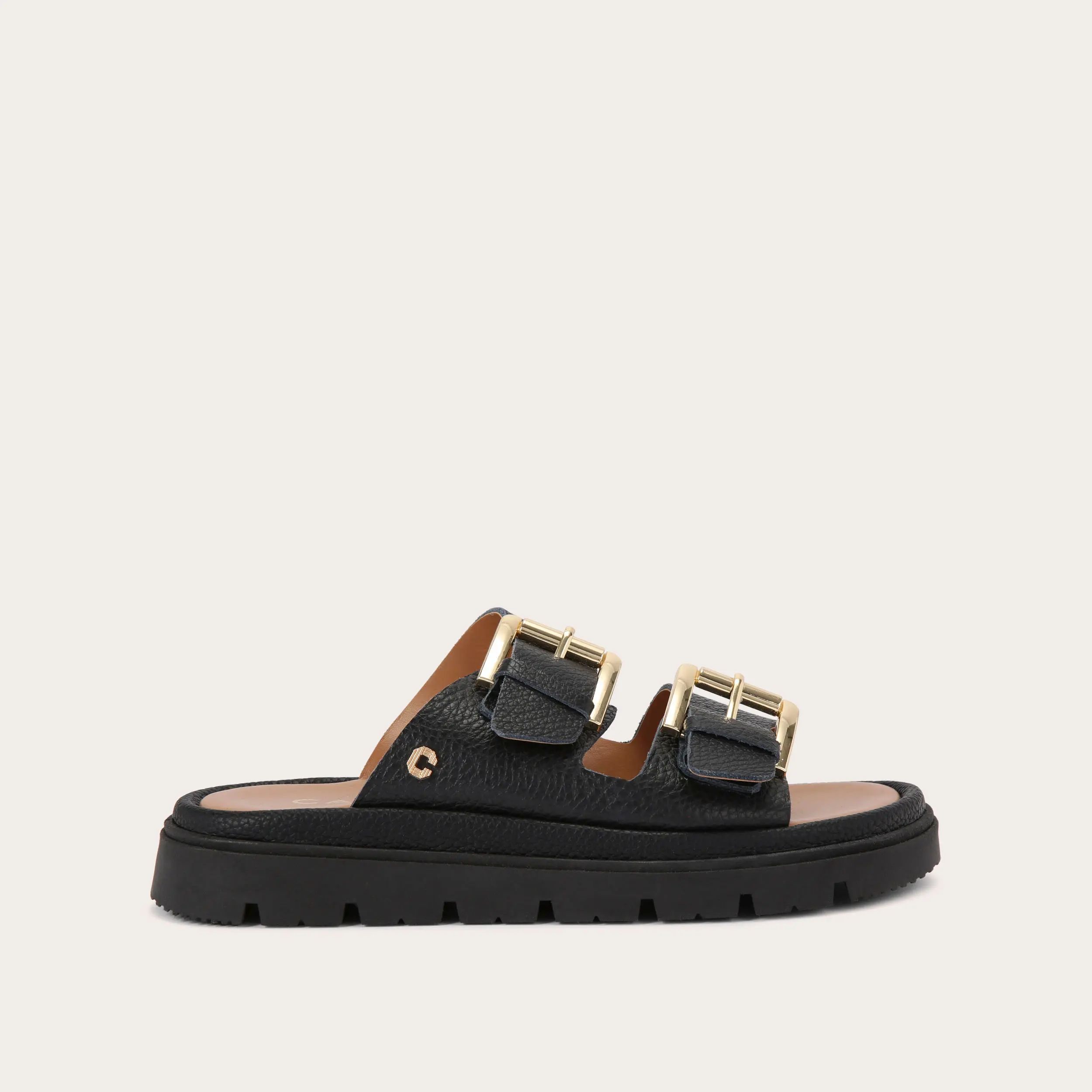 PAVILION Black Leather Sandal by CARVELA COMFORT | Carvela