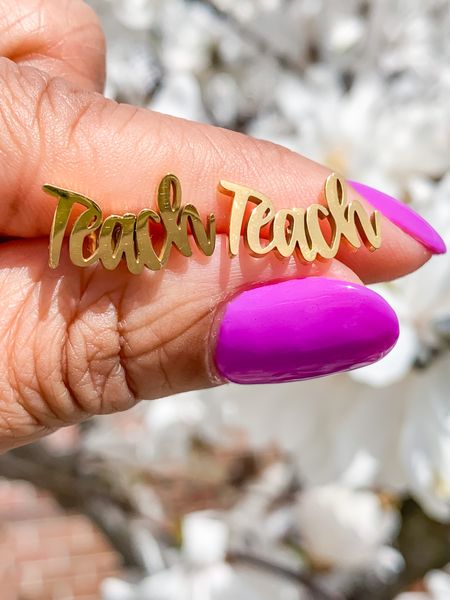 Check out these cute Teacher earrings. Perfect addition to your teacher outfits this school year! 

#LTKGiftGuide #LTKHoliday #LTKstyletip