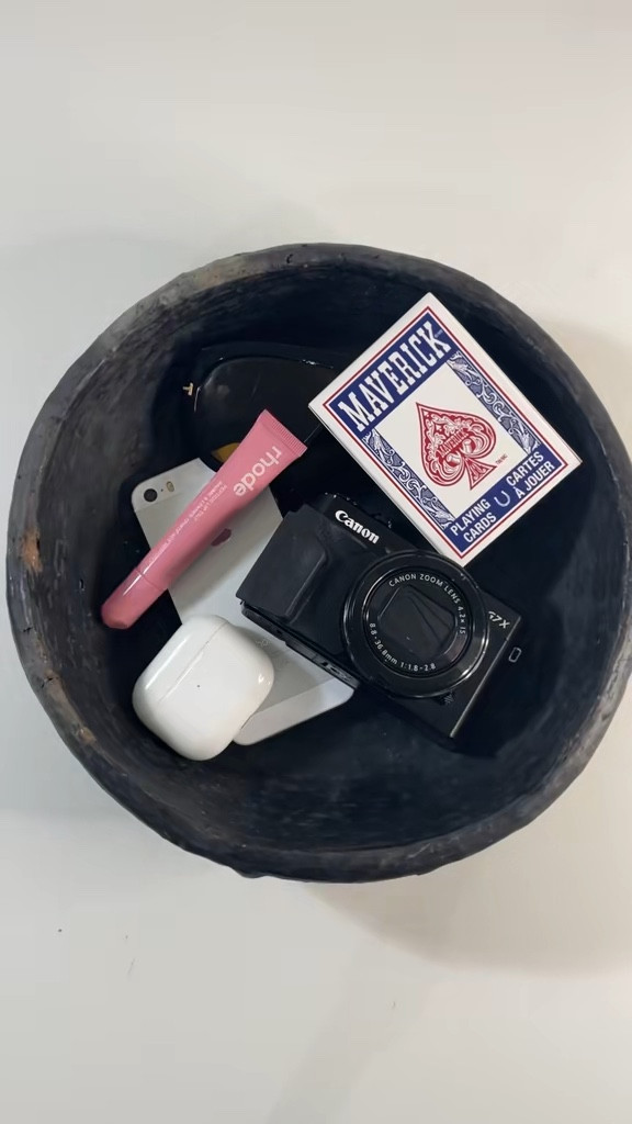 my purse bowl essentials 🎀