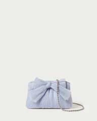 Rochelle Blue Mini Bow Clutch | Loeffler Randall