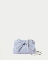 Rochelle Blue Mini Bow Clutch | Loeffler Randall