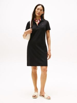 Regular Fit Stretch-Cotton Polo Dress | Tommy Hilfiger | Tommy Hilfiger (US)