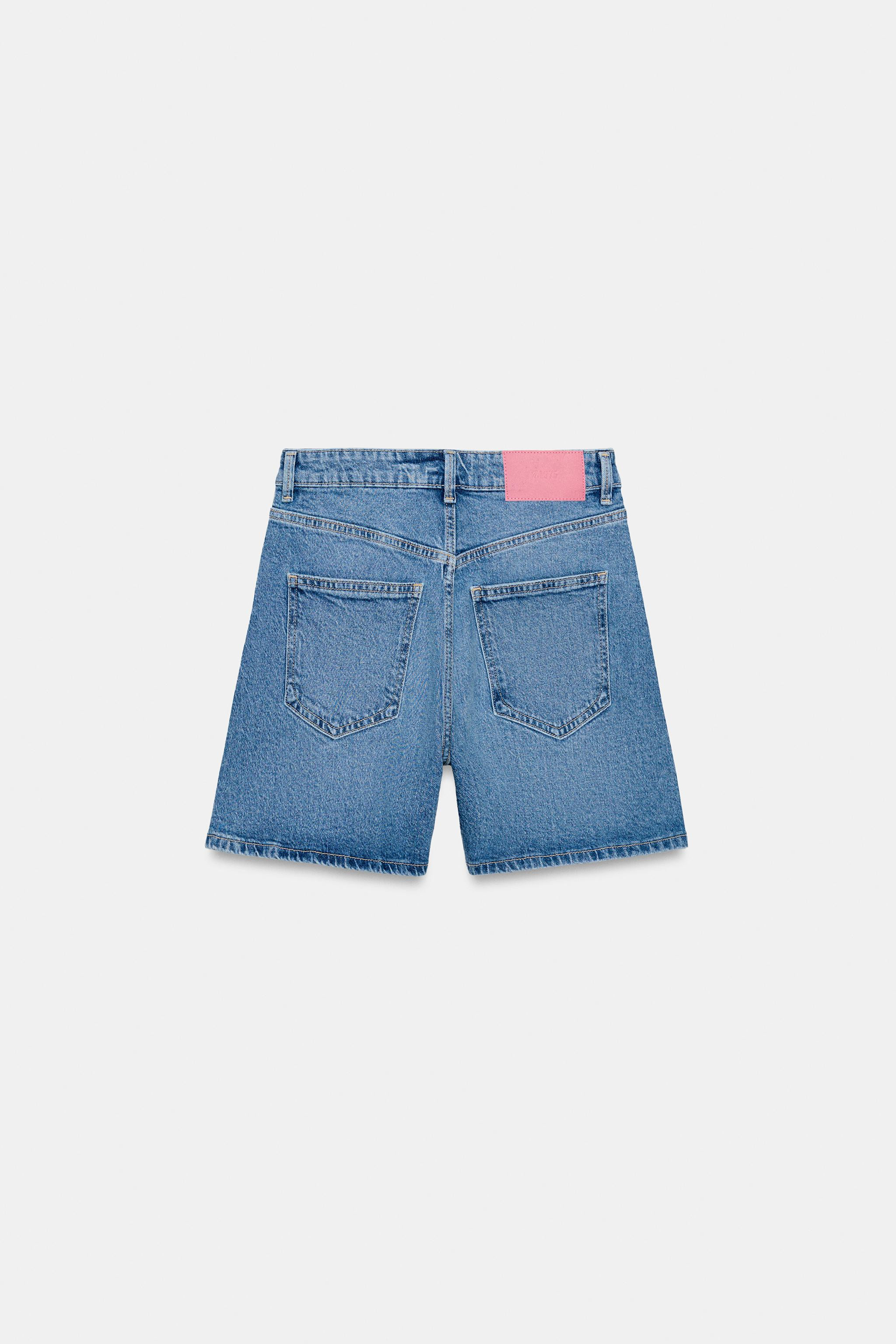 DescriptionColorContentsMeasurementsHIGH WAIST - MOM FIT - COMFORTHigh-wawaisted five-pocket shor... | Zara US