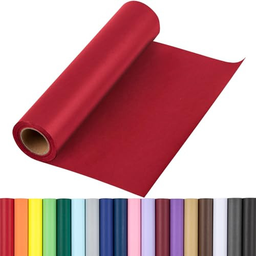 RUSPEPA Red Kraft Wrapping Paper Roll, 17.5"x 393"(32.8'), Recyclable Red Gift Wrap Paper for Christmas Gift Wrapping, Table Covering, Art & Craft Supplies, Mother's Day Bouquet Flower, 80GSM | Amazon (US)