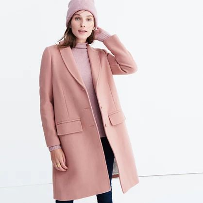 Teatro Swing Coat in Old Rose | Madewell