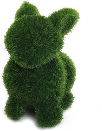 BinaryABC Easter Rabbit Bunny Decorations,Easter Gift,Handmade Artificial Turf Grass Animal | Amazon (US)